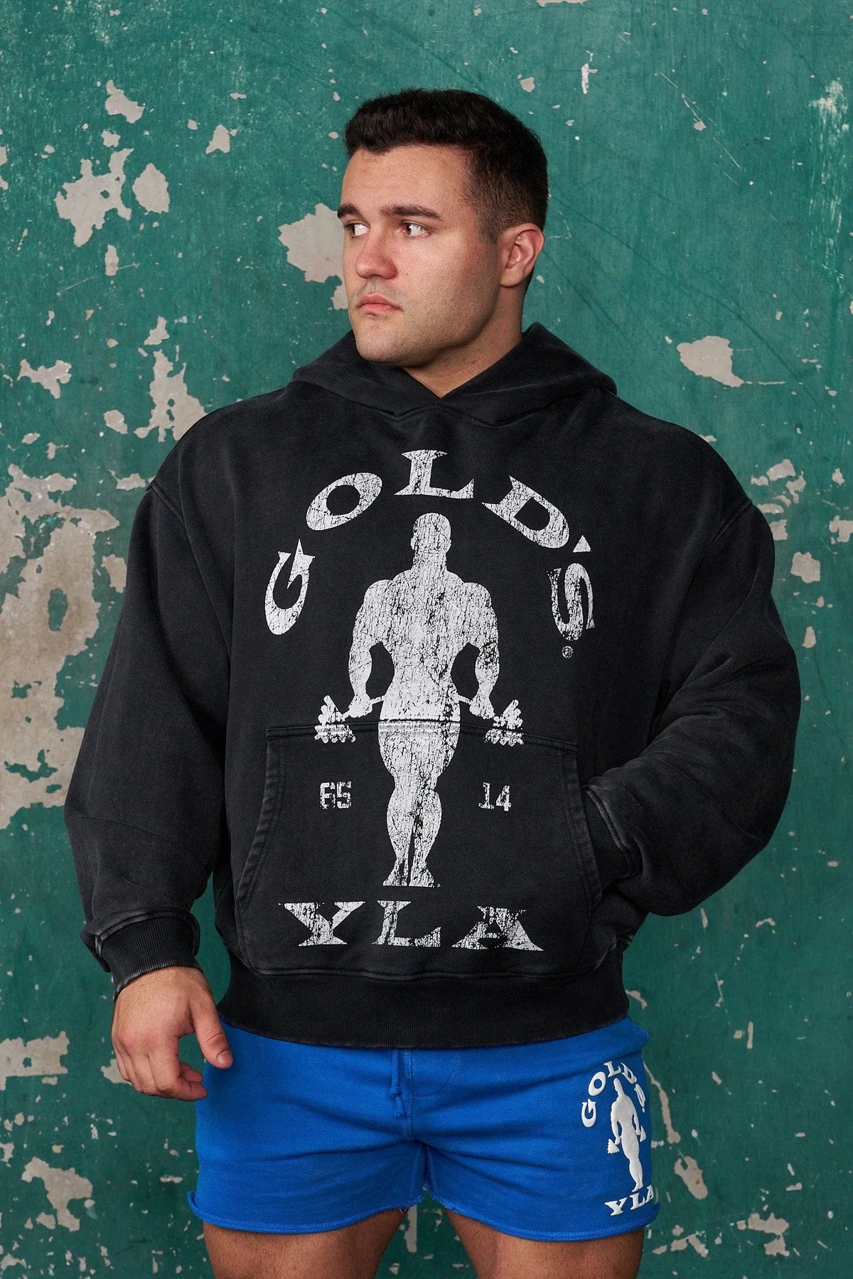 GOLDS GYM CLASSIC HOODIE BLACK