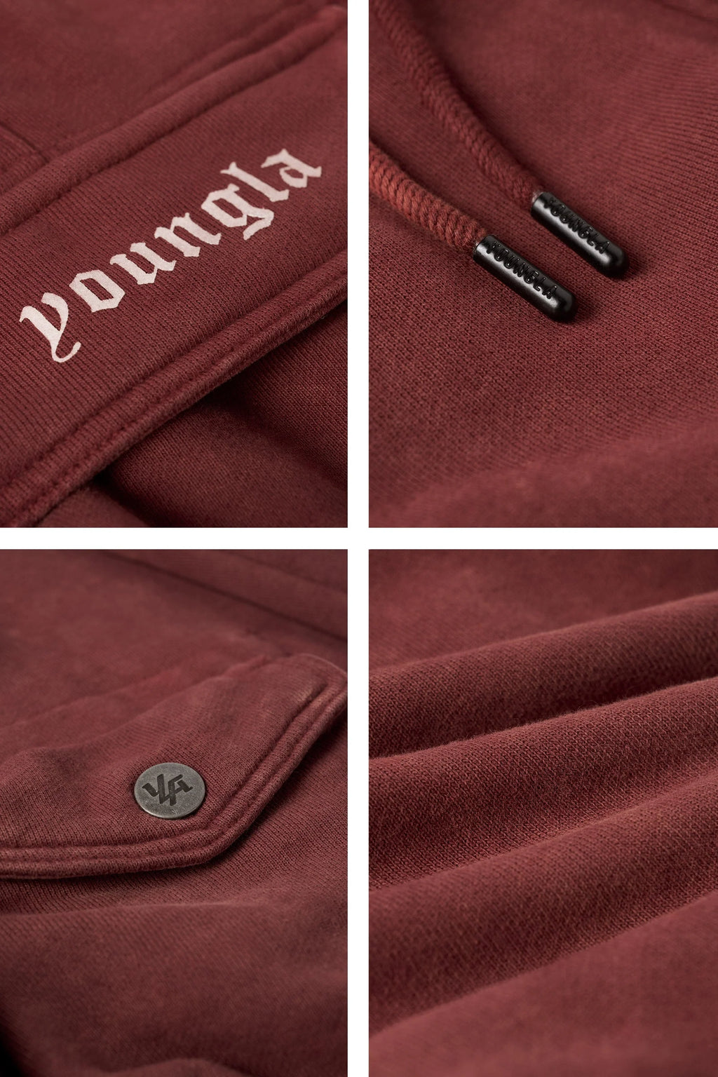 HELLA POCKET SWEATS BURGUNDY