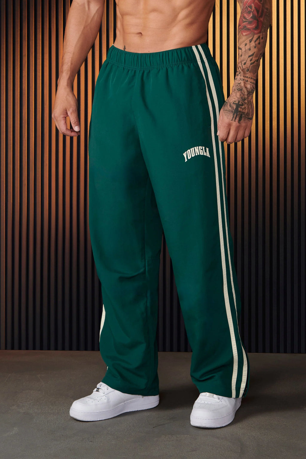 TRACK PANTS GREEN
