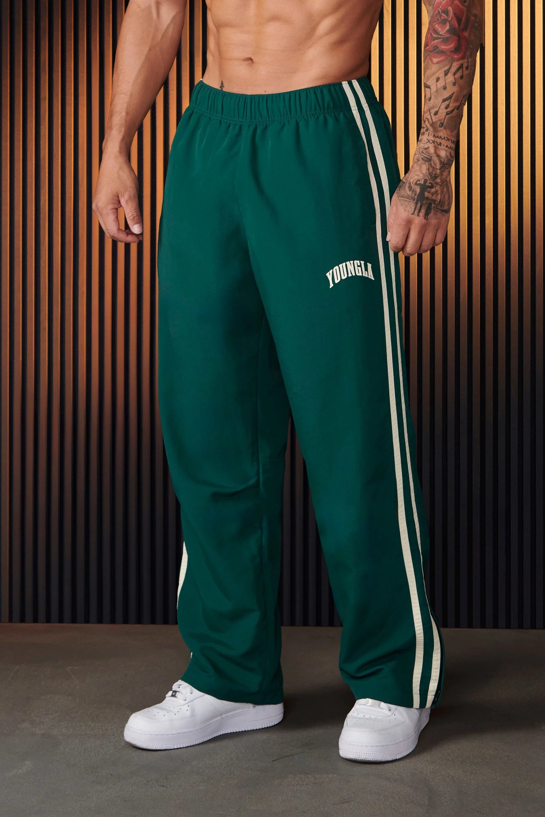 TRACK PANTS GREEN