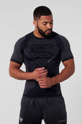 SUPERMAN COMPRESSION TEE BLACK