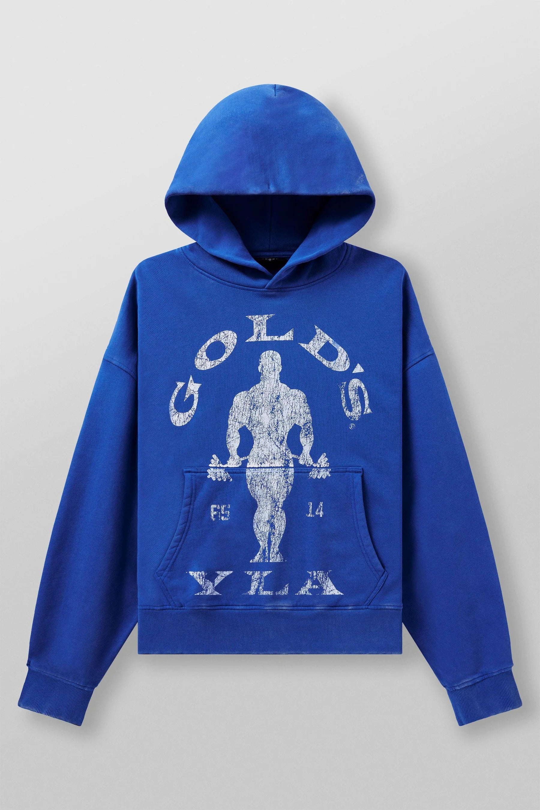 GOLDS GYM CLASSIC HOODIE BLUE