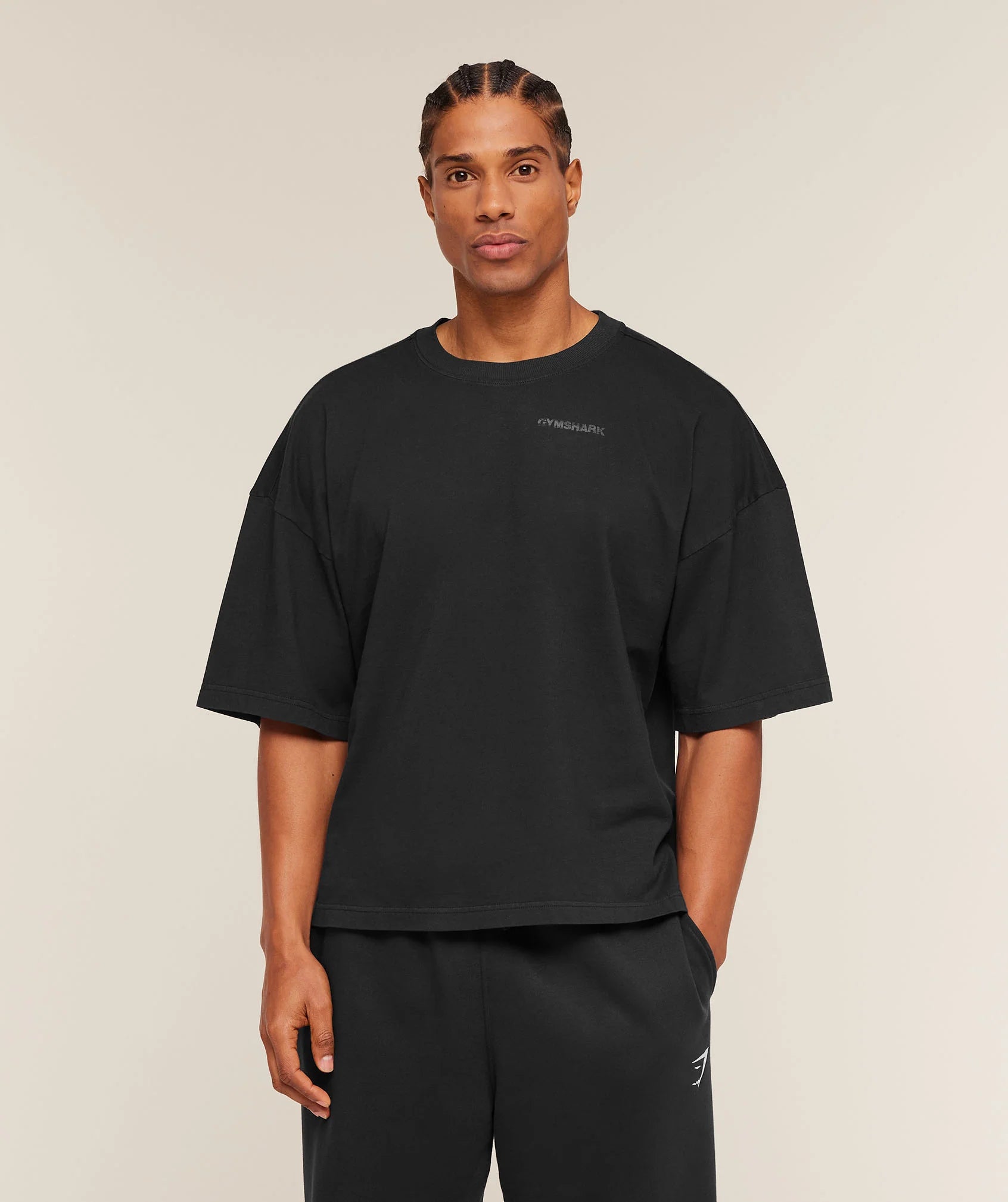 ACCENT BOXY T-SHIRT [BLACK]