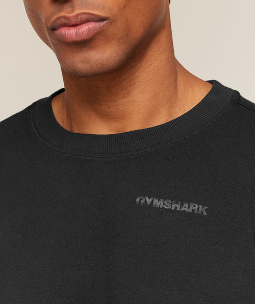 ACCENT BOXY T-SHIRT [BLACK]