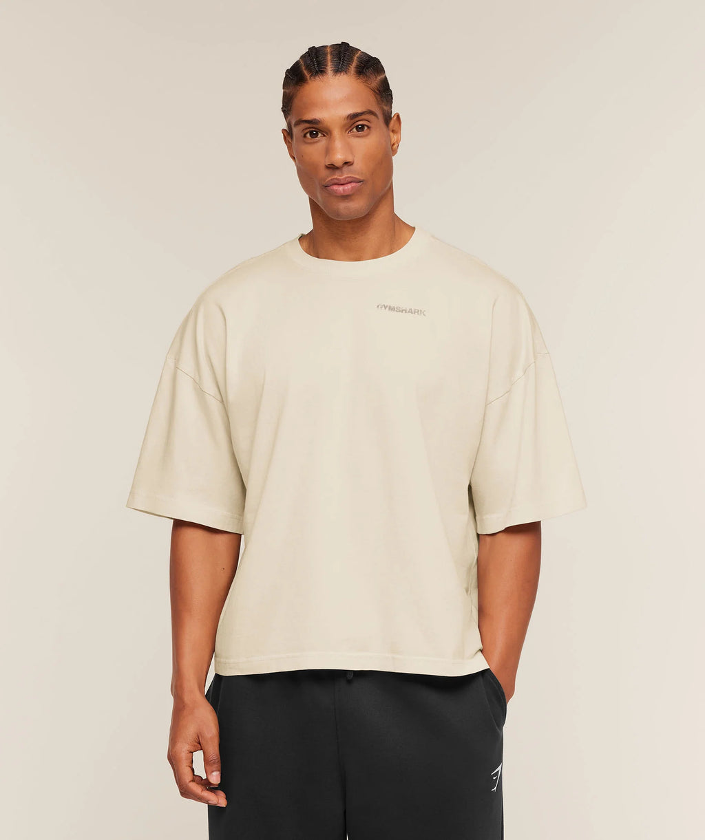 ACCENT BOXY T-SHIRT[WHITE]