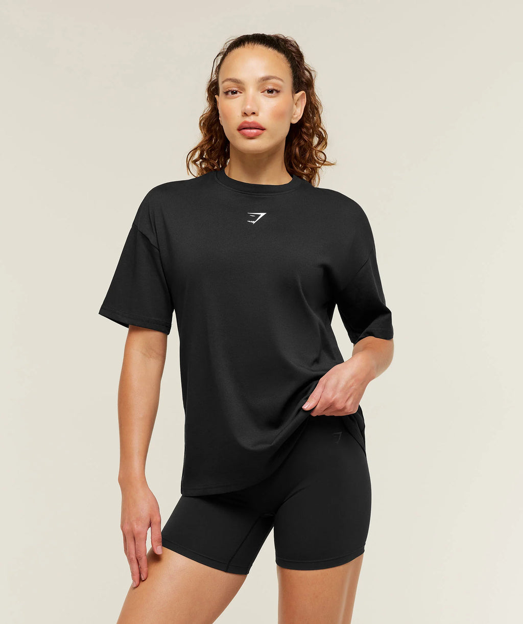 GS Power Oversized T-Shirt BLACK