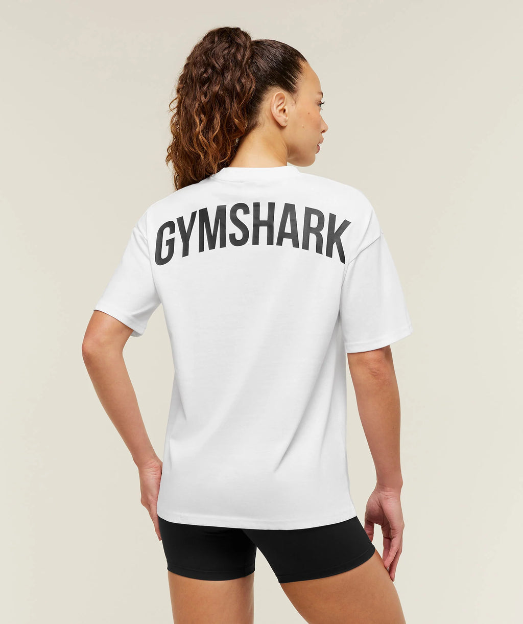 GS Power Oversized T-Shirt WHITE
