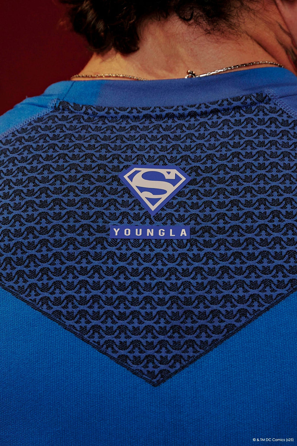 SUPERMAN COMPRESSION TEE BLUE