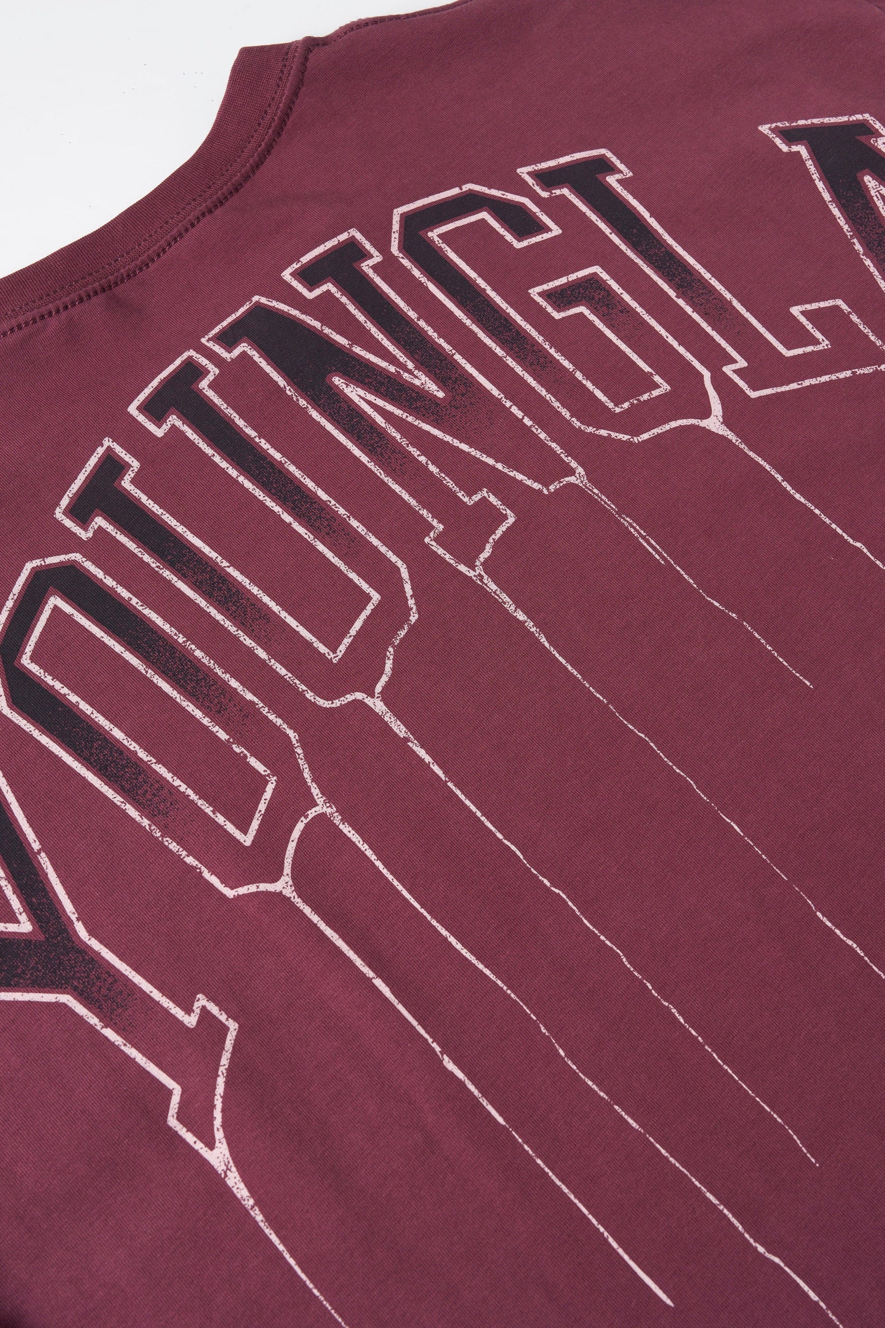 DRIP OVERSIZED TEE GRAPE